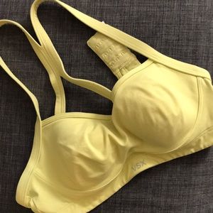 Victoria Secret Yellow Padded Sport Bra